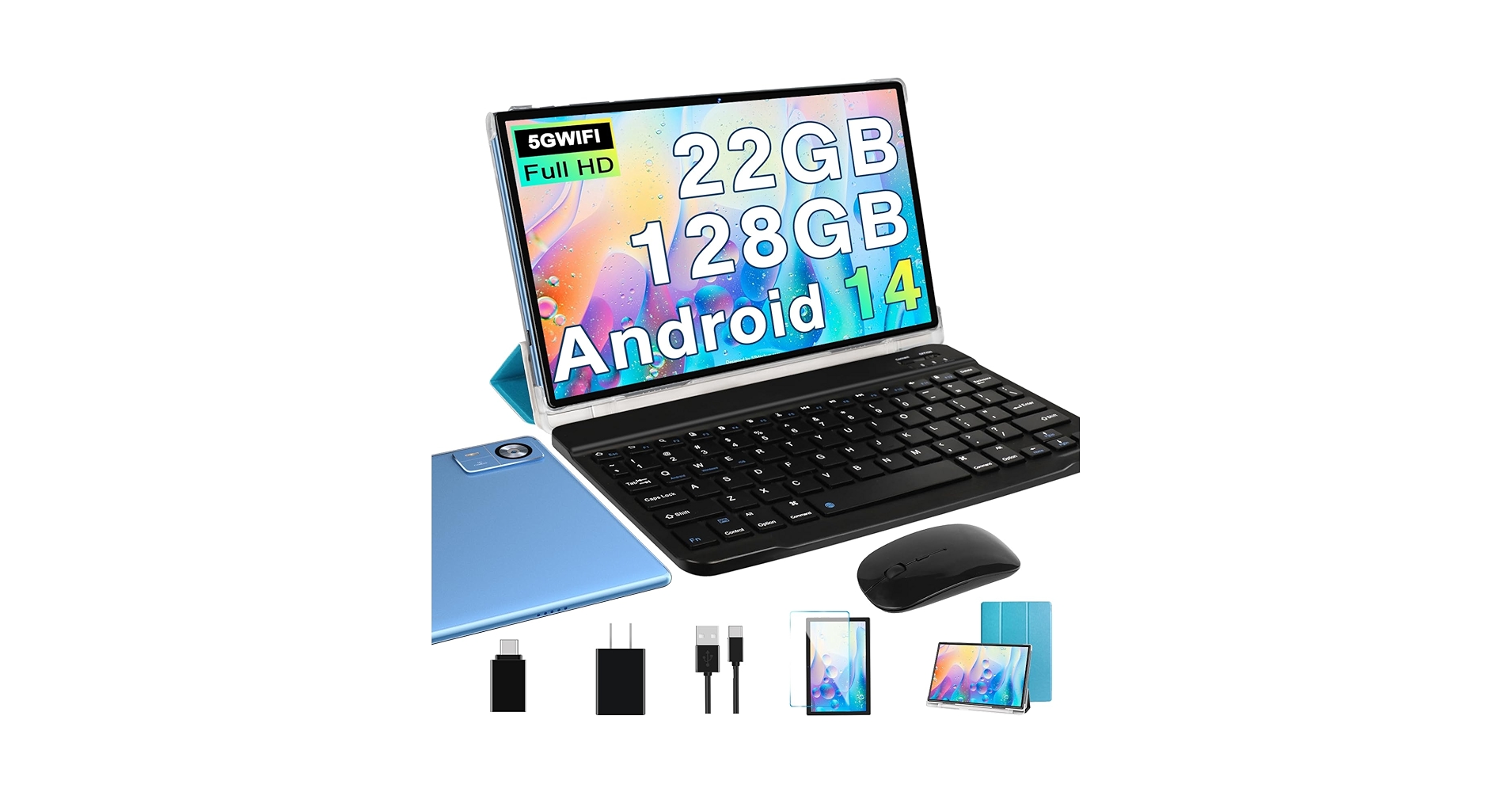 Amazon.com : Android 14 Tablet 10.1 inch 22GB RAM 128GB ROM